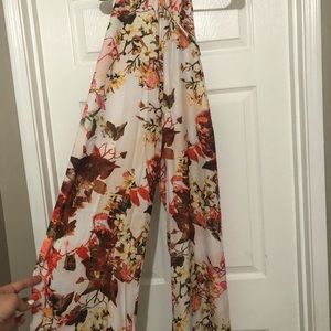Long floral jumpsuit